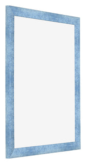 Bilderrahmen 40x55cm Hellblau Gewischt MDF Pisa Vorne Schrag | Yourdecoration.de