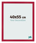 Bilderrahmen 40x55cm Rot MDF Bologna Vorne Messe | Yourdecoration.de
