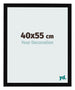 Bilderrahmen 40x55cm Schwarz Hochglanz MDF Bologna Vorne Messe | Yourdecoration.de