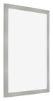 Bilderrahmen 40x55cm Silber Matt MDF Bologna Vorne Schrag | Yourdecoration.de
