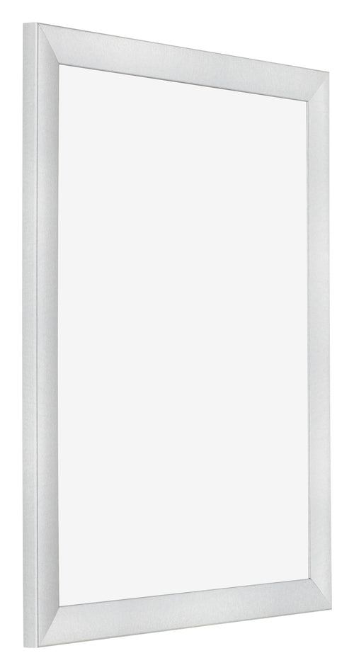 Bilderrahmen 40x55cm Silber Schwarz Gewischt MDF Pisa Vorne Schrag | Yourdecoration.de