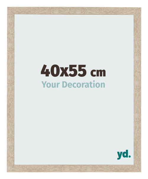 Bilderrahmen 40x55cm Sonoma Eiche MDF Bologna Vorne Messe | Yourdecoration.de