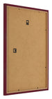 Bilderrahmen 40x55cm Weinrot Gewischt MDF Bologna Ruckseite Schrag | Yourdecoration.de