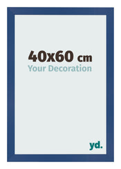 Bilderrahmen 40x60 cm Dunkelblau MDF Bologna Vorne Messe | Yourdecoration.de