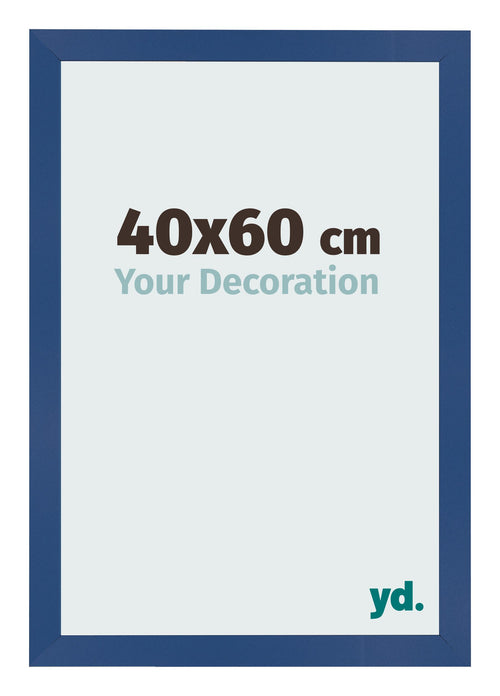 Bilderrahmen 40x60 cm Dunkelblau MDF Bologna Vorne Messe | Yourdecoration.de