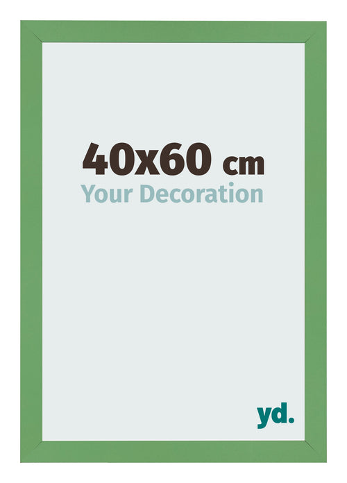 Bilderrahmen 40x60 cm Grun MDF Bologna Vorne Messe | Yourdecoration.de