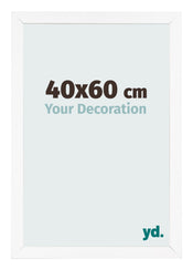 Bilderrahmen 40x60 cm Weiss Matt MDF Bologna Vorne Messe | Yourdecoration.de