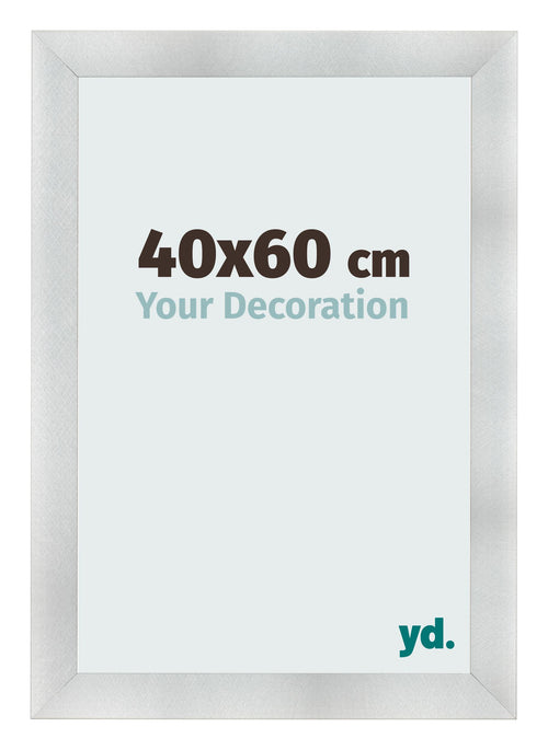 Bilderrahmen 40x60cm Aluminium Gebürstet MDF Pisa Vorne Messe | Yourdecoration.de