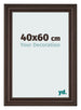 Bilderrahmen 40x60cm Eiche Dunkel MDF Lazio Vorne Messe | Yourdecoration.de