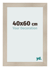 Bilderrahmen 40x60cm Eiche Rustikal MDF Pisa Vorne Messe | Yourdecoration.de