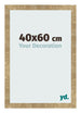 Bilderrahmen 40x60cm Gold Antik MDF Bologna Vorne Messe | Yourdecoration.de