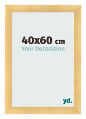 Bilderrahmen 40x60cm Gold Vintage MDF Pisa Vorne Messe | Yourdecoration.de