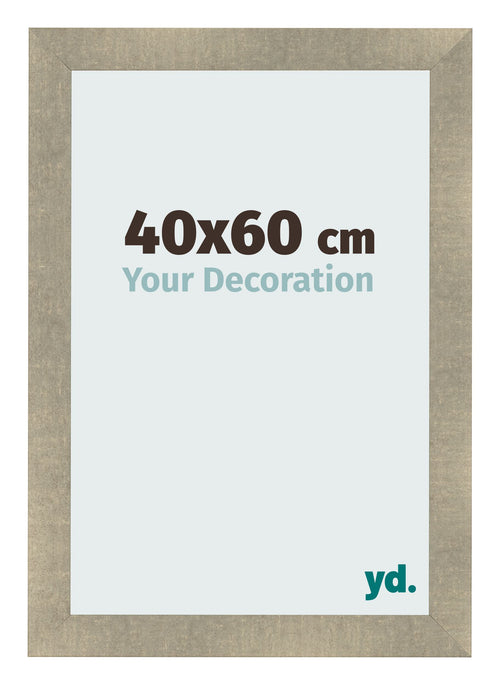 Bilderrahmen 40x60cm Gold Vintage MDF Pisa Vorne Messe | Yourdecoration.de