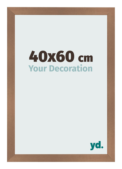 Bilderrahmen 40x60cm Kupfer Dekor MDF Bologna Vorne Messe | Yourdecoration.de