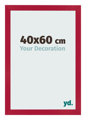 Bilderrahmen 40x60cm Rot MDF Bologna Vorne Messe | Yourdecoration.de