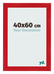 Bilderrahmen 40x60cm Rot MDF Pisa Vorne Messe | Yourdecoration.de