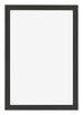 Bilderrahmen 40x60cm Schwarz Gemasert MDF Bologna Vorne | Yourdecoration.de