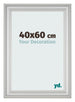 Bilderrahmen 40x60cm Silber Matt MDF Lazio Vorne Messe | Yourdecoration.de