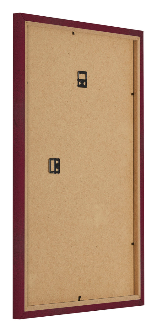 Bilderrahmen 40x60cm Weinrot Gewischt MDF Bologna Ruckseite Schrag | Yourdecoration.de