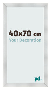 Bilderrahmen 40x70cm Aluminium Gebürstet MDF Pisa Vorne Messe | Yourdecoration.de