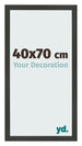 Bilderrahmen 40x70cm Antrazit MDF Bologna Vorne Messe | Yourdecoration.de