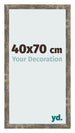 Bilderrahmen 40x70cm Blau Gold Meliert MDF Bologna Vorne Messe | Yourdecoration.de