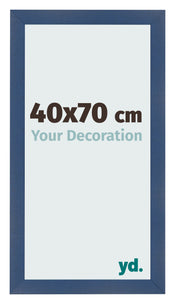 Bilderrahmen 40x70cm Dunkelblau Gewischt MDF Pisa Vorne Messe | Yourdecoration.de