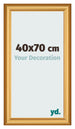 Bilderrahmen 40x70cm Gold Matt MDF Lazio Vorne Messe | Yourdecoration.de