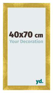 Bilderrahmen 40x70cm Gold Vintage MDF Pisa Vorne Messe | Yourdecoration.de