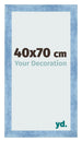 Bilderrahmen 40x70cm Hellblau Gewischt MDF Pisa Vorne Messe | Yourdecoration.de