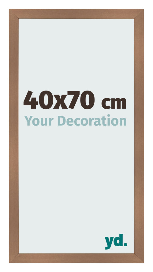 Bilderrahmen 40x70cm Kupfer Dekor MDF Bologna Vorne Messe | Yourdecoration.de