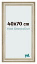 Bilderrahmen 40x70cm Metallglanz MDF Lazio Vorne Messe | Yourdecoration.de