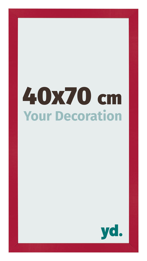 Bilderrahmen 40x70cm Rot MDF Bologna Vorne Messe | Yourdecoration.de