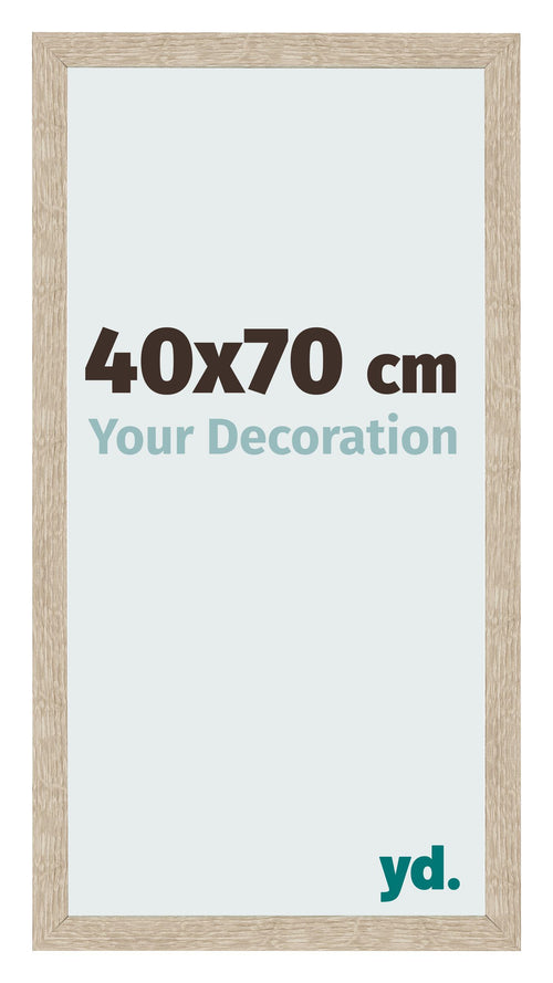 Bilderrahmen 40x70cm Sonoma Eiche MDF Bologna Vorne Messe | Yourdecoration.de