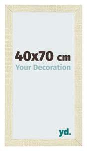 Bilderrahmen 40x70cm Sonoma Eiche MDF Pisa Vorne Messev | Yourdecoration.de
