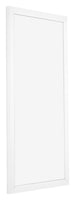 Bilderrahmen 40x70cm Weiss Matt MDF Bologna Vorne Schrag | Yourdecoration.de