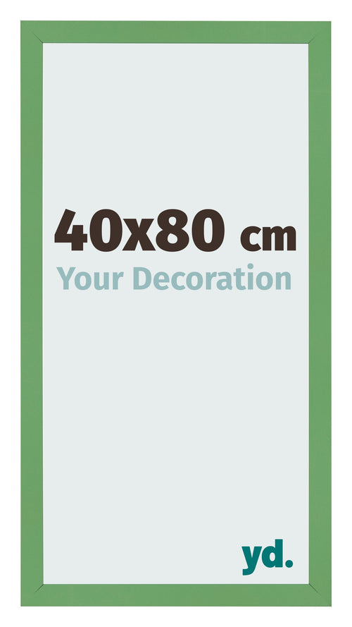 Bilderrahmen 40x80 cm Grun MDF Bologna Vorne Messe | Yourdecoration.de