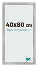 Bilderrahmen 40x80cm Aluminium Gebürstet MDF Bologna Vorne Messe | Yourdecoration.de