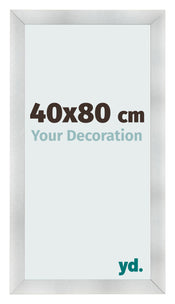 Bilderrahmen 40x80cm Aluminium Gebürstet MDF Pisa Vorne Messe | Yourdecoration.de