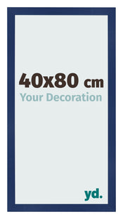 Bilderrahmen 40x80cm Dunkelblau Gewischt MDF Bologna Vorne Messe | Yourdecoration.de