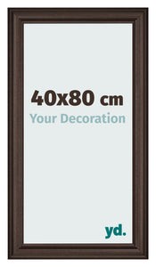Bilderrahmen 40x80cm Eiche Dunkel MDF Lazio Vorne Messe | Yourdecoration.de