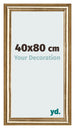 Bilderrahmen 40x80cm Gold Antik MDF Lazio Vorne Messe | Yourdecoration.de