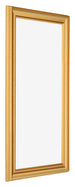Bilderrahmen 40x80cm Gold Matt MDF Lazio Vorne Schrag | Yourdecoration.de