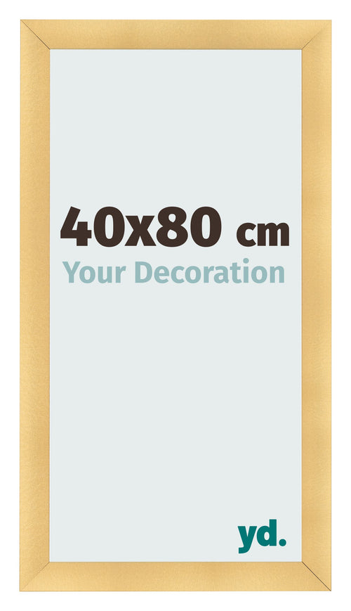 Bilderrahmen 40x80cm Gold Vintage MDF Pisa Vorne Messe | Yourdecoration.de