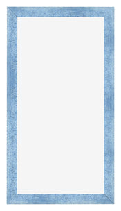 Bilderrahmen 40x80cm Hellblau Gewischt MDF Pisa Vorne | Yourdecoration.de