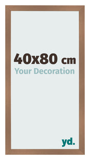 Bilderrahmen 40x80cm Kupfer Dekor MDF Bologna Vorne Messe | Yourdecoration.de