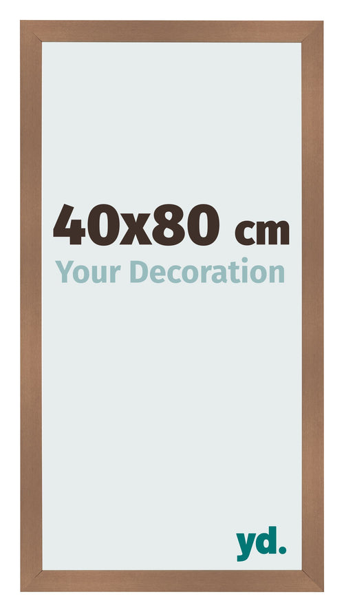 Bilderrahmen 40x80cm Kupfer Dekor MDF Bologna Vorne Messe | Yourdecoration.de