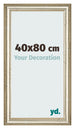 Bilderrahmen 40x80cm Metallglanz MDF Lazio Vorne Messe | Yourdecoration.de