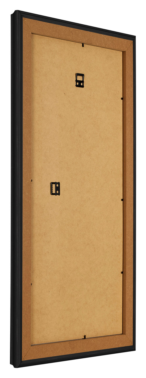 Bilderrahmen 40x80cm Schwarz Gemasert MDF Lazio Ruckseite Schrag | Yourdecoration.de