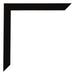 Bilderrahmen 40x80cm Schwarz Hochglanz MDF Bologna Detail Ecke | Yourdecoration.de